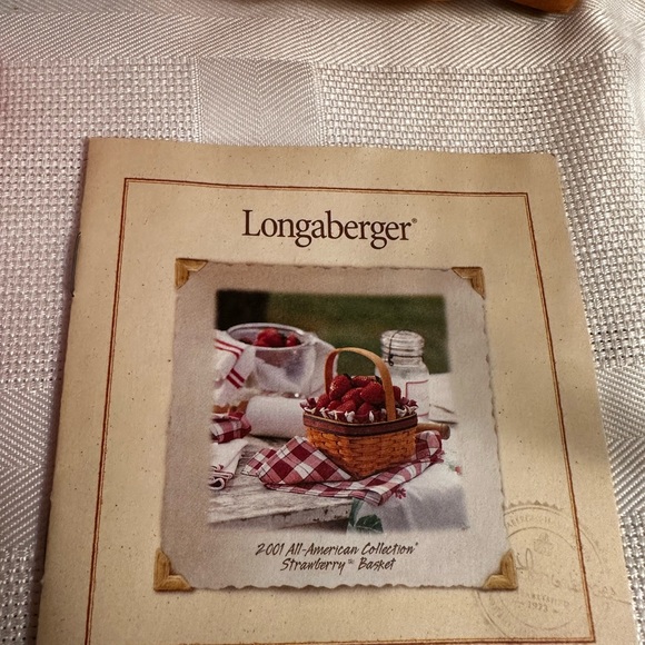 Longaberger Dining Vintage 20 Longaberger Strawberry Basket Poshmark